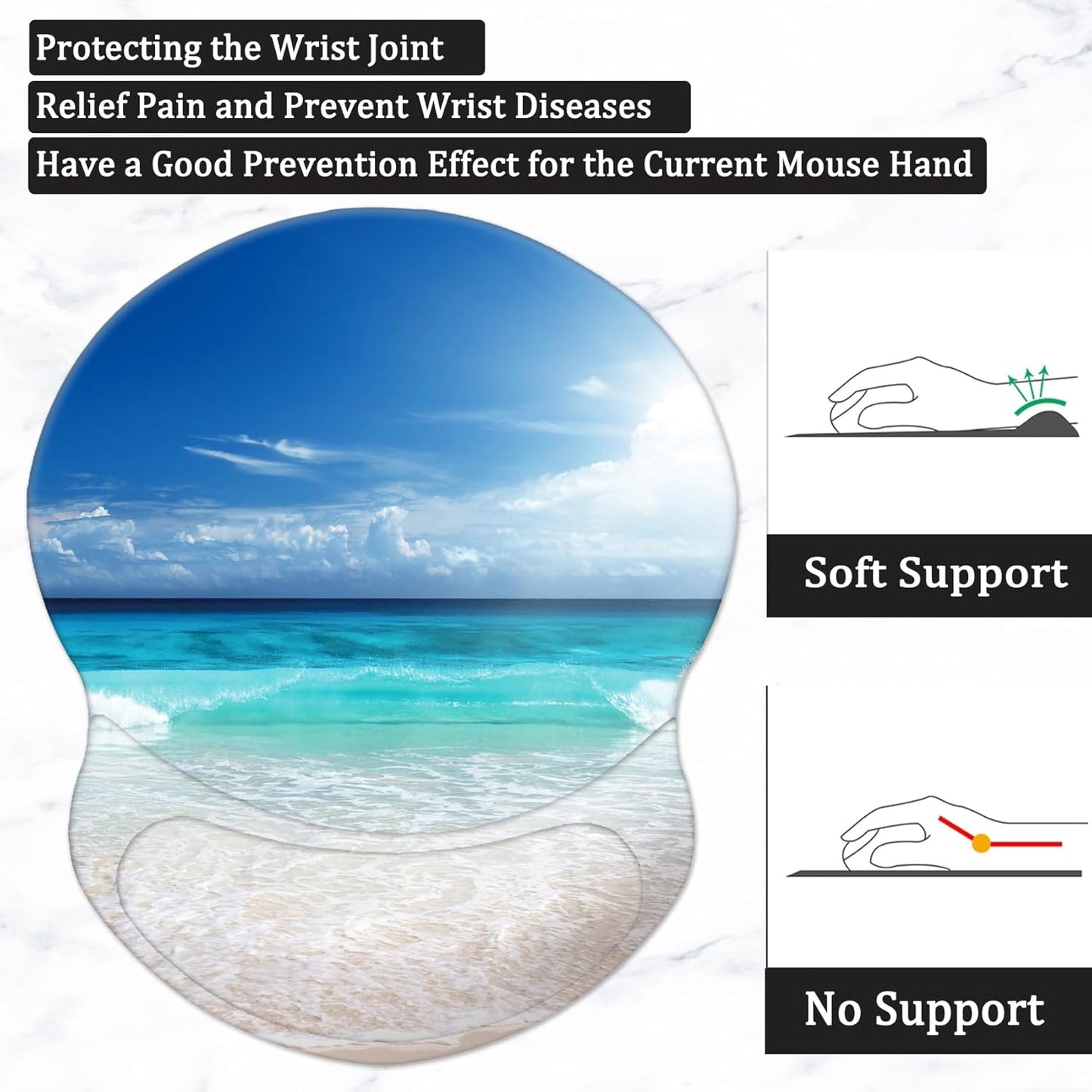 Purilite Select Ergonomic Mouse Pad