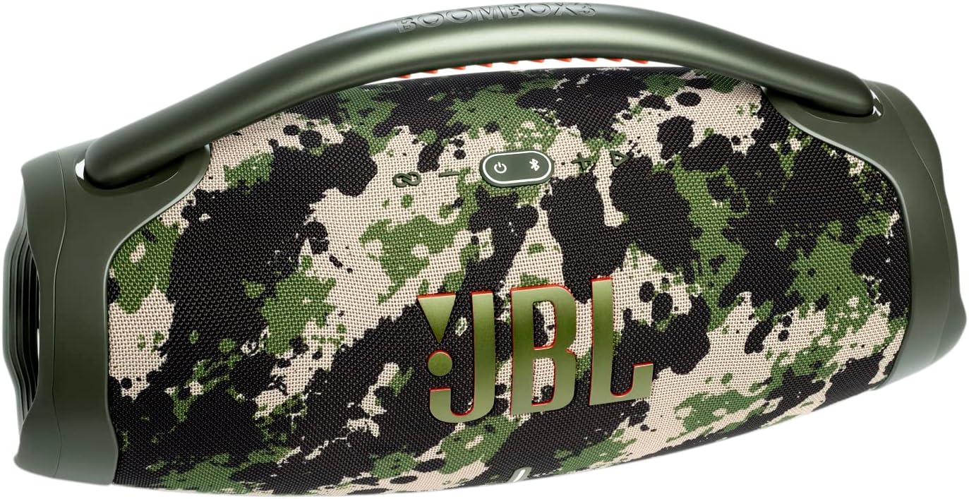 JBL Boombox 3 Wi-Fi - Powerful Wi-Fi and Bluetooth Portable Speaker - Black