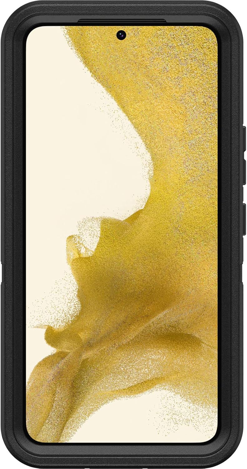 OTTERBOX Defender Series Case for Samsung Galaxy S22 (Only) - Holster Clip Included - Microbial Defense Protection - Non-Retail Packaging - Black