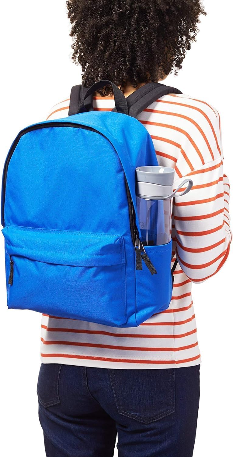Amazon Basics Classic School Backpack - Black