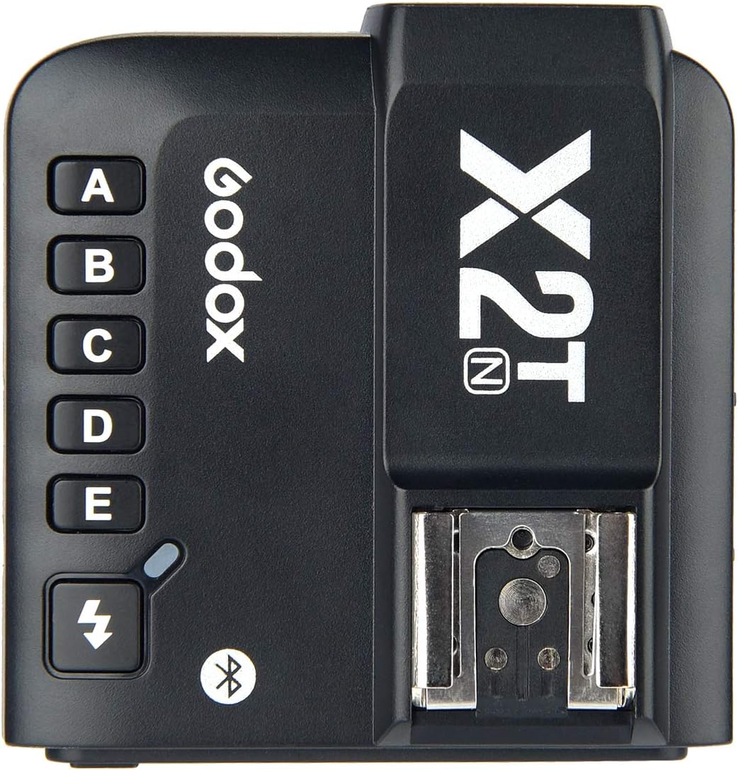 Godox X2T-N TTL Wireless Flash Trigger for Nikon Bluetooth Connection Supports iOS/Android App Contoller,1/8000s HSS,TCM Function,Relocated Control-Wheel,New AF Assist Light