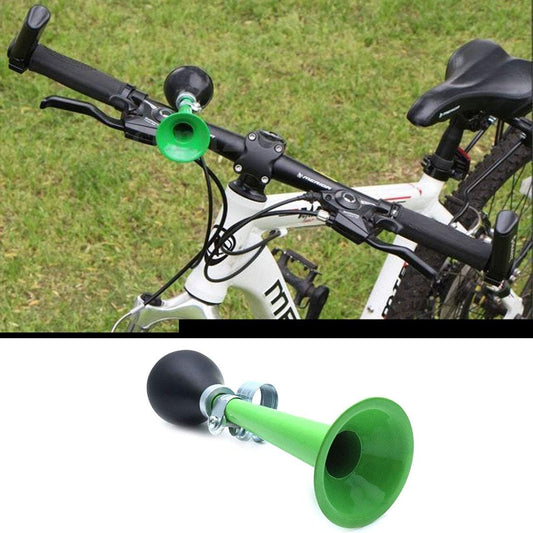 AUTUT Green Bicycle Bike Retro Metal Air Horn Bugle Rubber Bulb - PuriLite