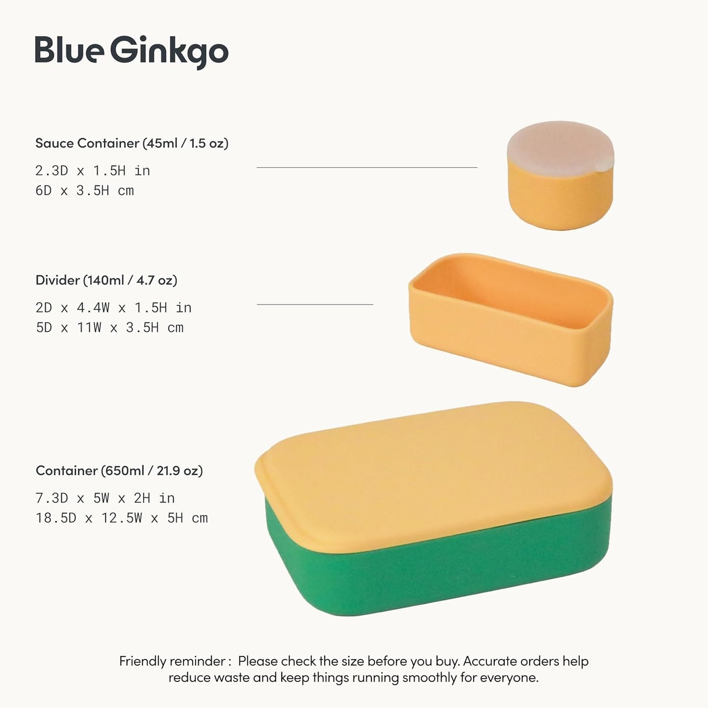 Blue Ginkgo Kids Silicone Lunch Box Set – Durable Heavy-Duty Silicone Bento Box, Microwave, Freezer, Dishwasher Safe – Airtight, BPA Free (Made in Korea, Coral)
