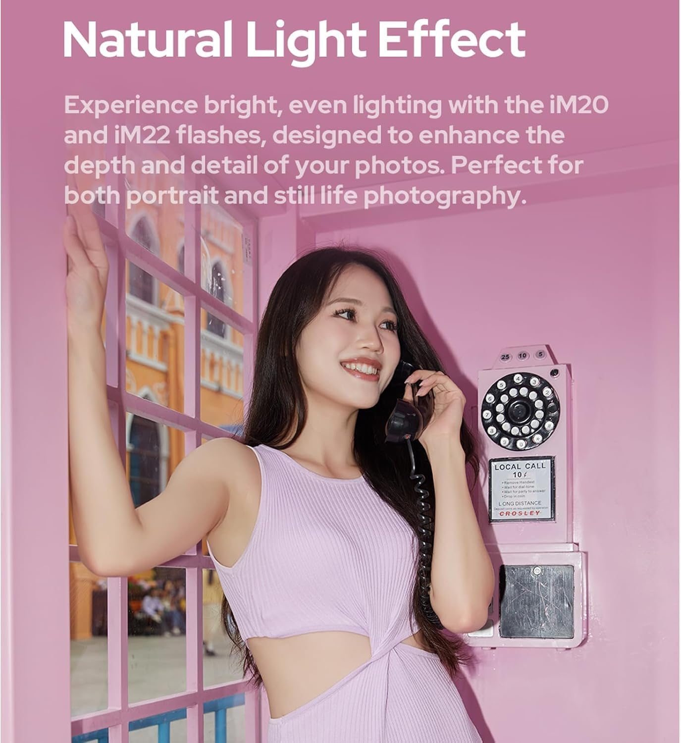 Godox IM20/IM22 Mini Camera Flash,3s Recycle Time,440 Full Power Flash Time Built in Lithium Battery for Fuji,for Canon,for Nikon,for Sony, for Olympus Camera (im22)