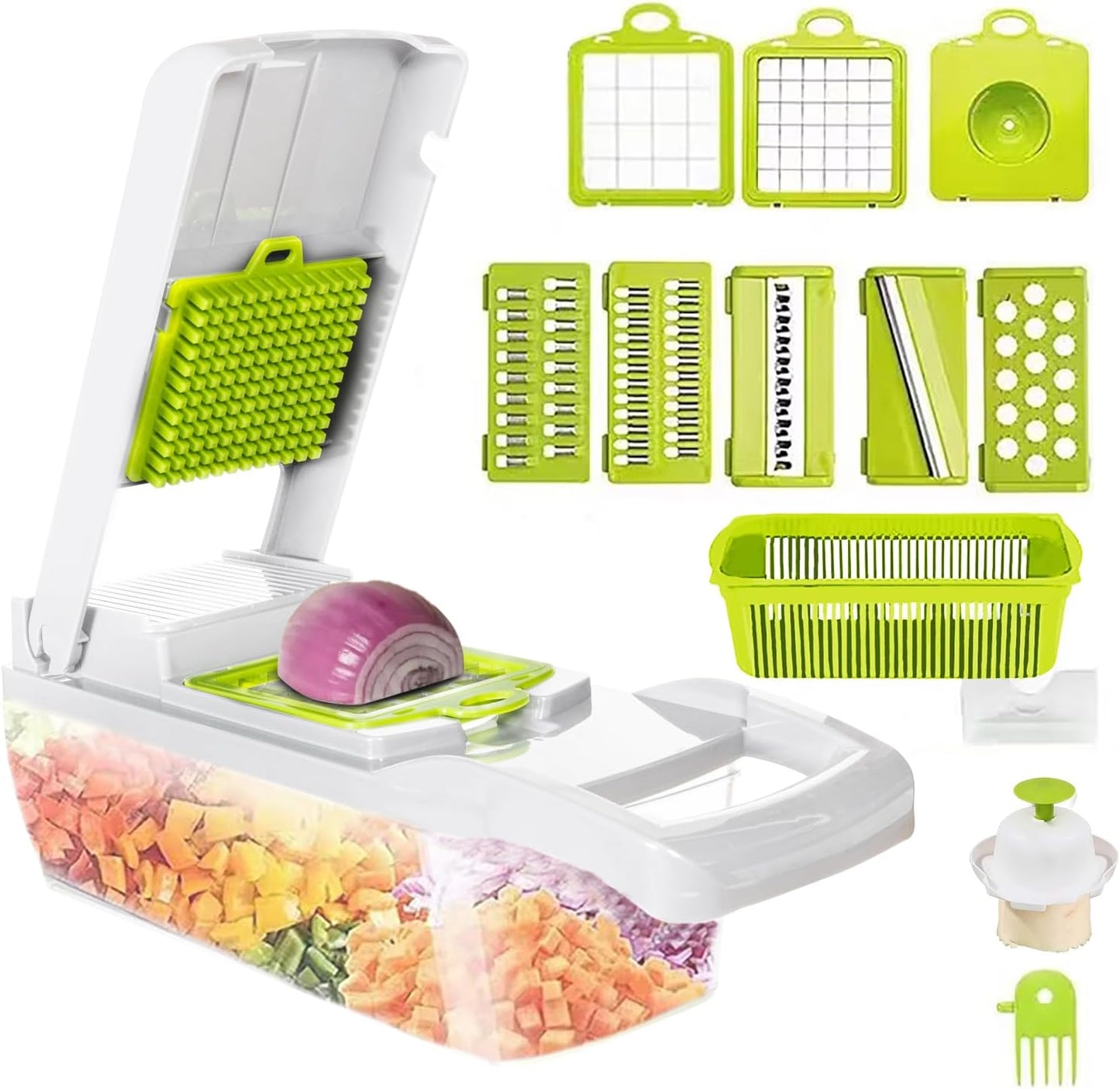 Purilite Select 8-in-1 Vegetable Chopper Slice Smarter, Cook Faster