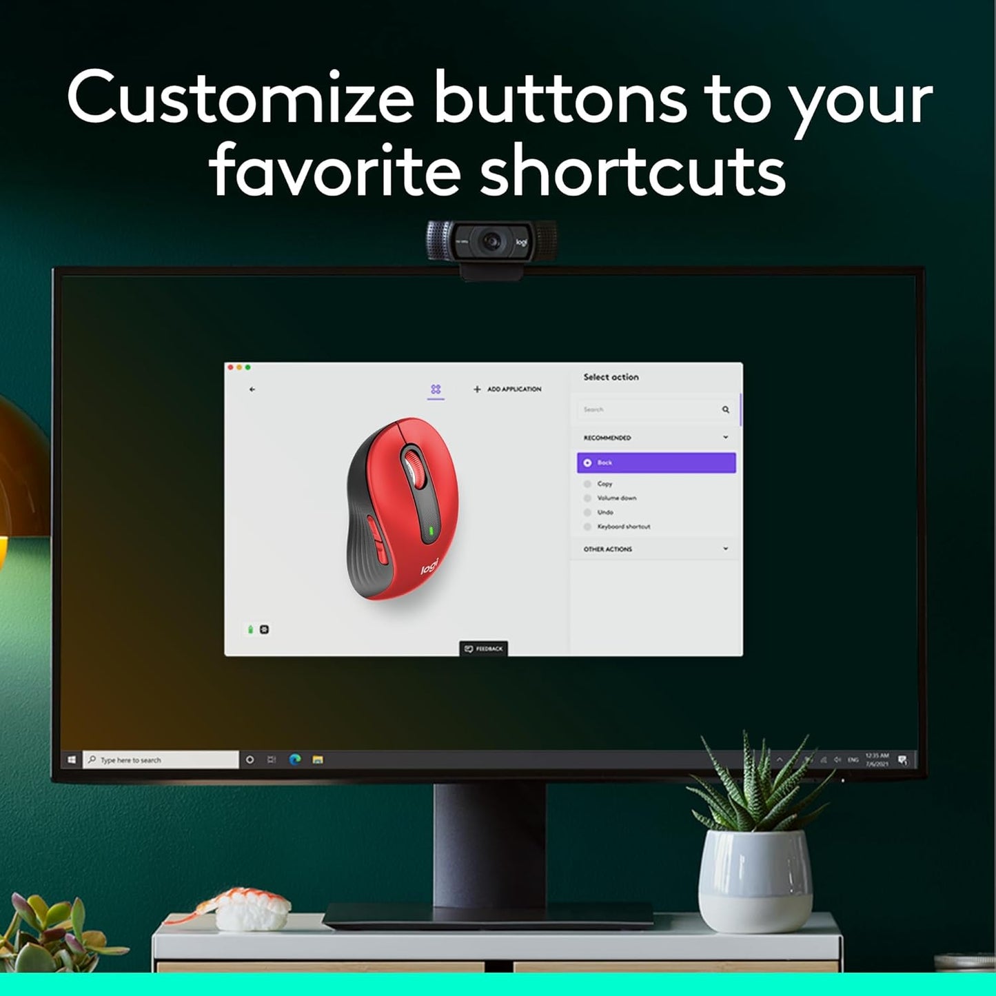 Logitech Signature M650 L Full Size Wireless Mouse - For Large Sized Hands, 2-Year Battery, Silent Clicks, Customizable Side Buttons, Bluetooth, for PC/Mac/Multi-Device/Chromebook - Black