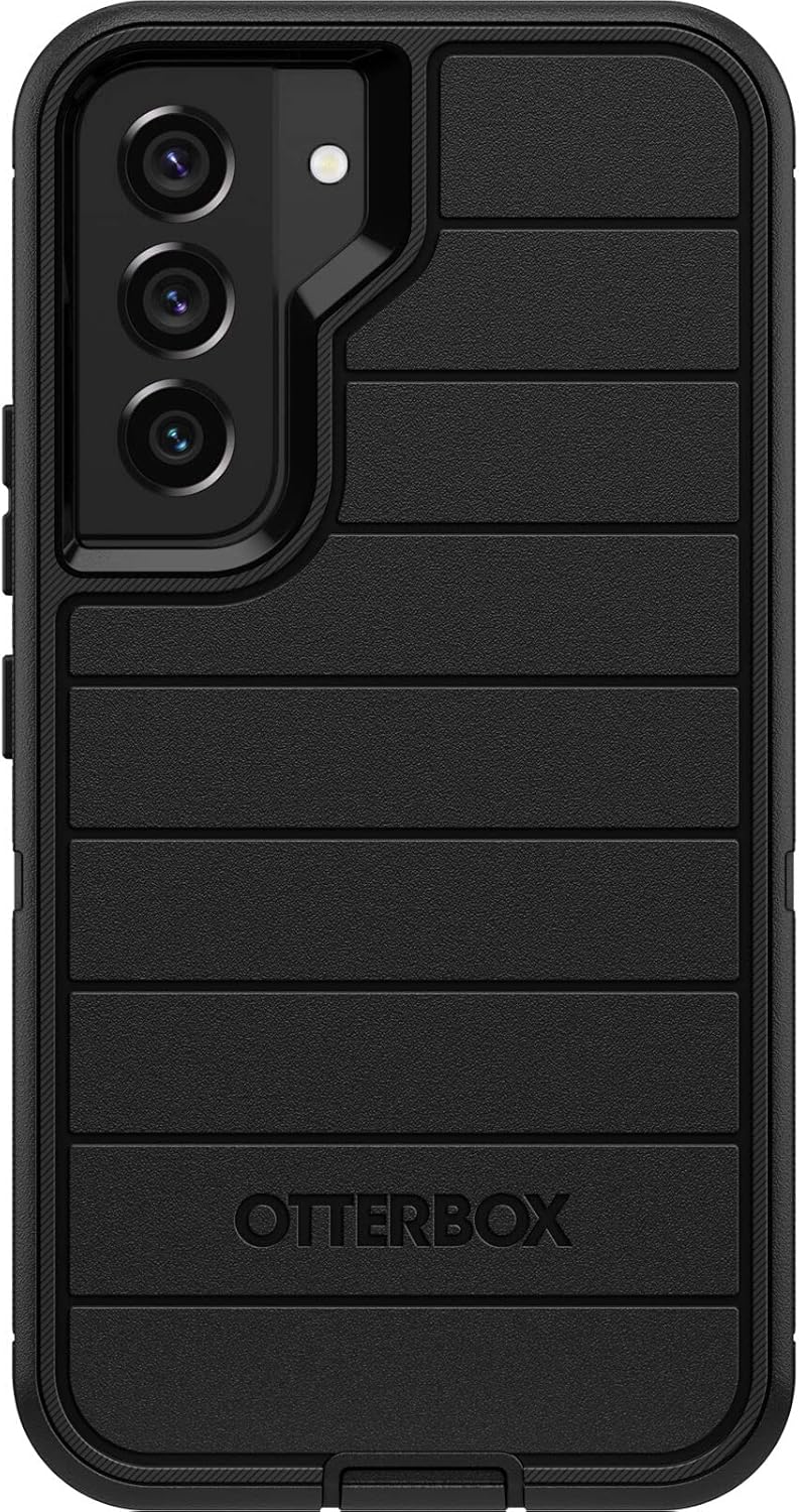 OTTERBOX Defender Series Case for Samsung Galaxy S22 (Only) - Holster Clip Included - Microbial Defense Protection - Non-Retail Packaging - Black