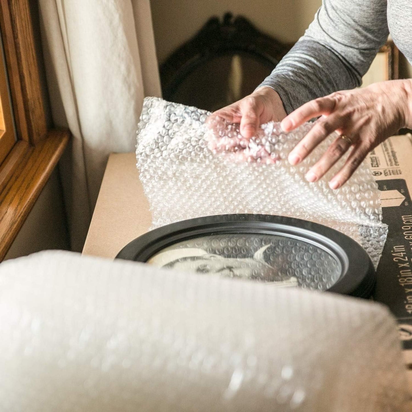 Bubble Wrap Roll, Original Bubble Cushioning, 12" x 175', Perforated Every 12", 1 Pack (12" x 175'), New