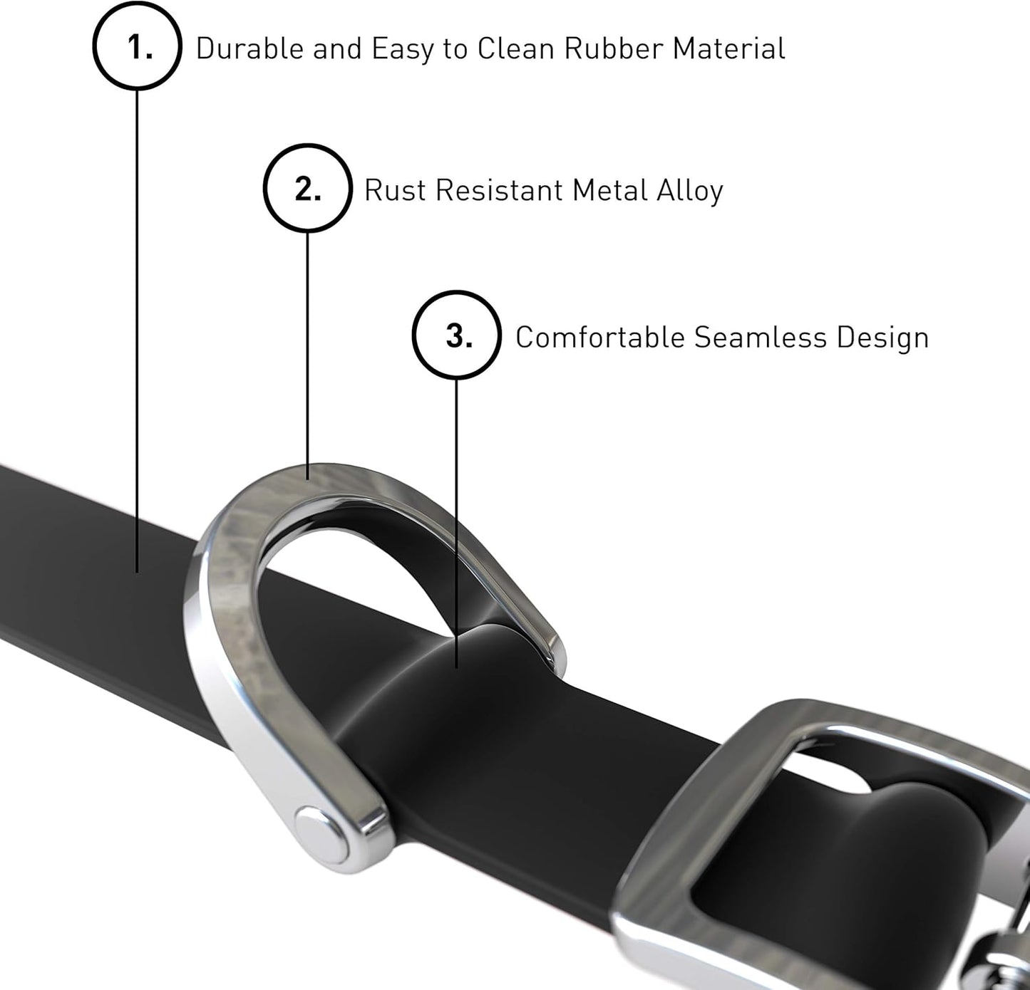 Bond Pet Waterproof Dog Collar - Durable, Comfortable, Adjustable, Wear Resistant and Easy to Clean for Puppies and XSmall Dogs (Orange, XSmall)