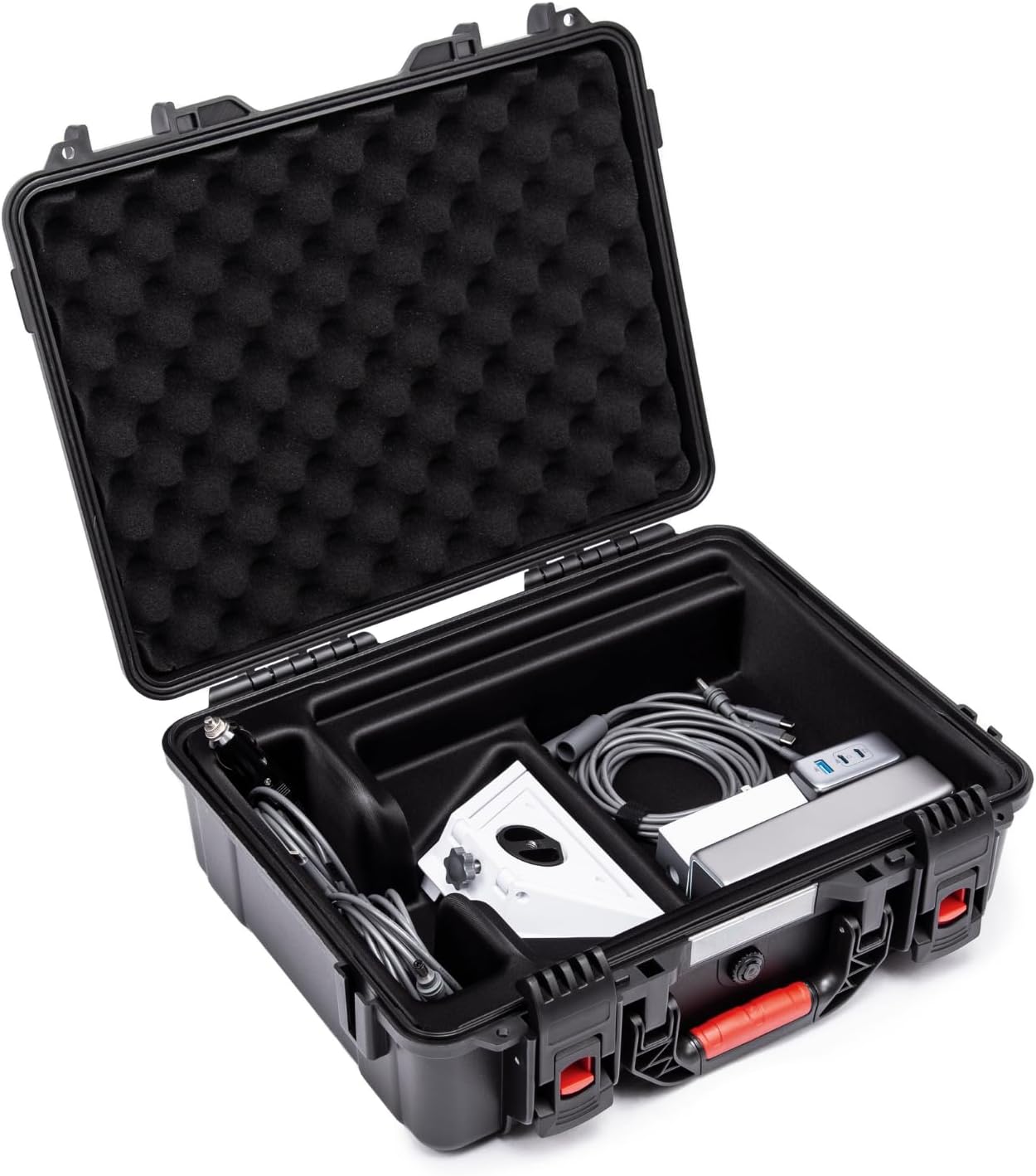Steinwhale IP67 Waterproof Storage Case for Starlink Mini, Built with Waterproof Seal and Safe Latch System, Protective Hard Case with Foam Padding Keep Dish Safe, Portable for Travel and Outdoor Use