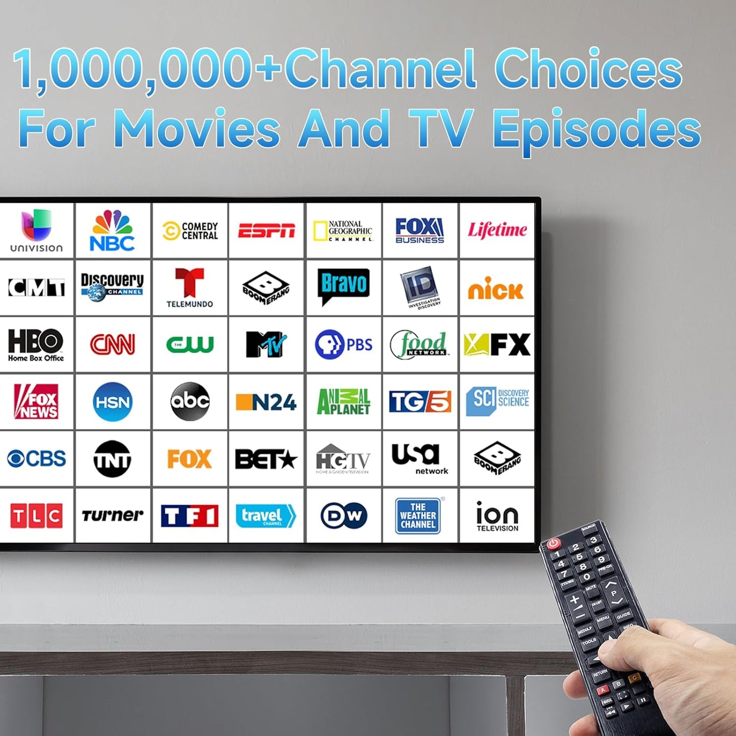 1500+ Miles Long Range Digital Antenna for Smart TV, 2025 Upgraded TV Antenna Indoor/Outdoor with Amplifier 360° Reception, HD TV Antenna for Local Channels Support 8K 4K 1080P-16FT Coax Cable