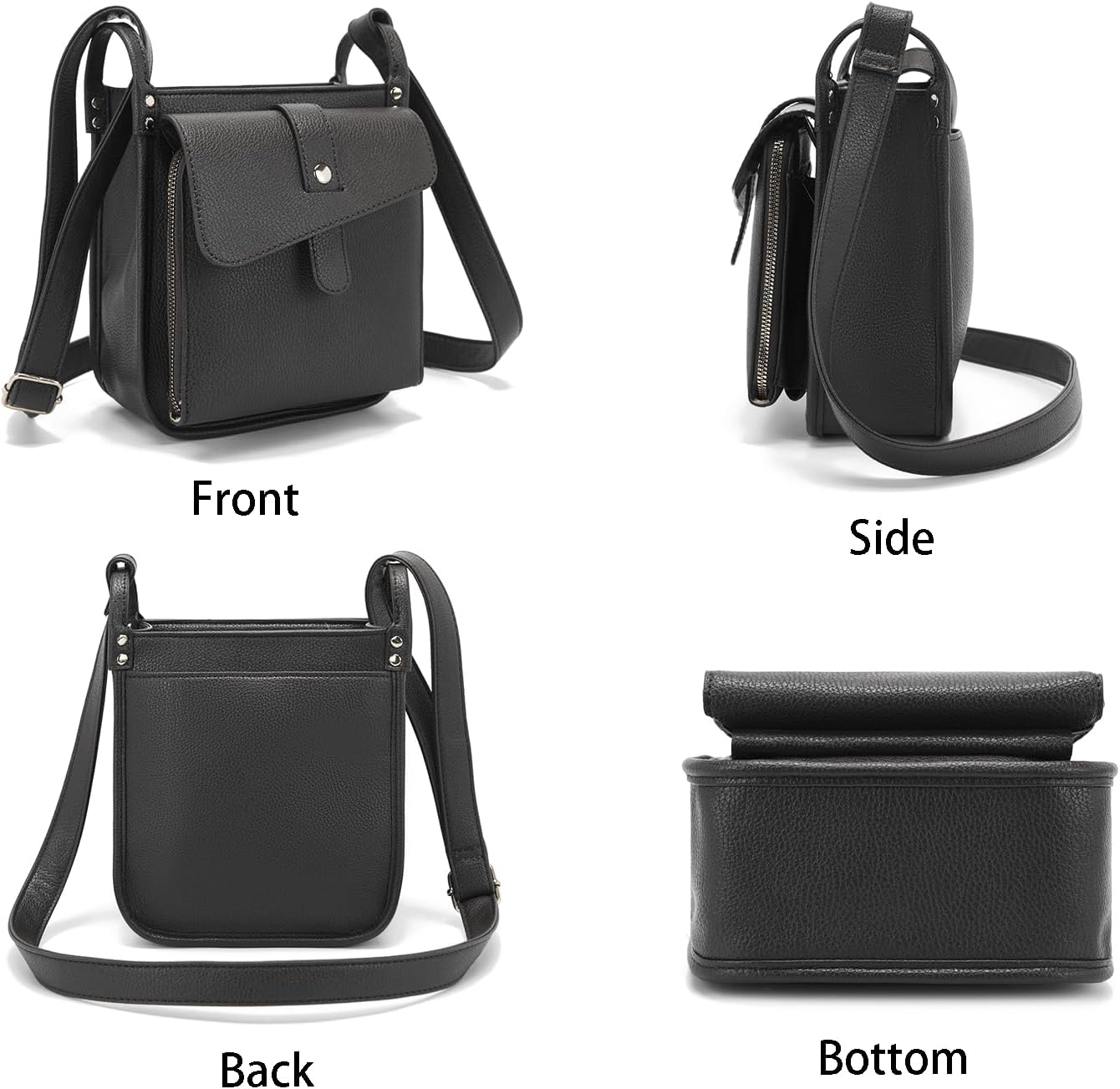 Lexiyat Crossbody Purses for Women Trendy Cell Phone Bag Leather Shoulder Handbags with Card Slots