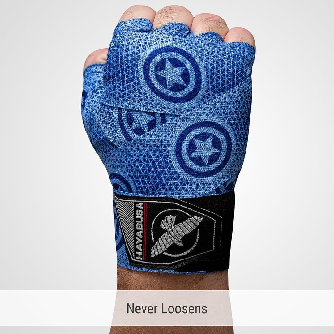 Hayabusa Marvel Hero Elite Mexican Style Boxing Hand Wraps for Men & Women