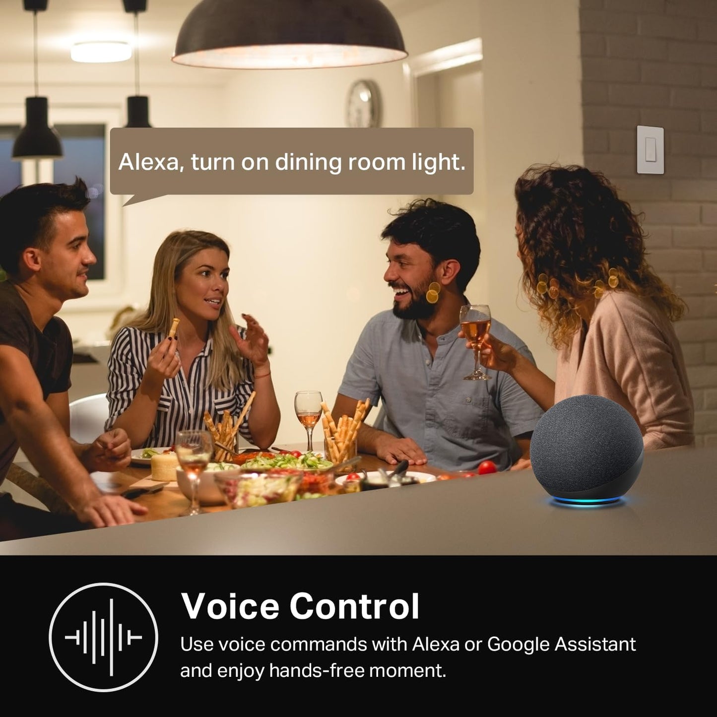 Kasa Smart 3-Way Light Switch Kit by TP-Link (HS210 KIT) - Neutral Wire and 2.4GHz Wi-Fi Connection Required, Works with Alexa and Google Home, No Hub Required, UL Certified, White,2 Count (Pack of 1)