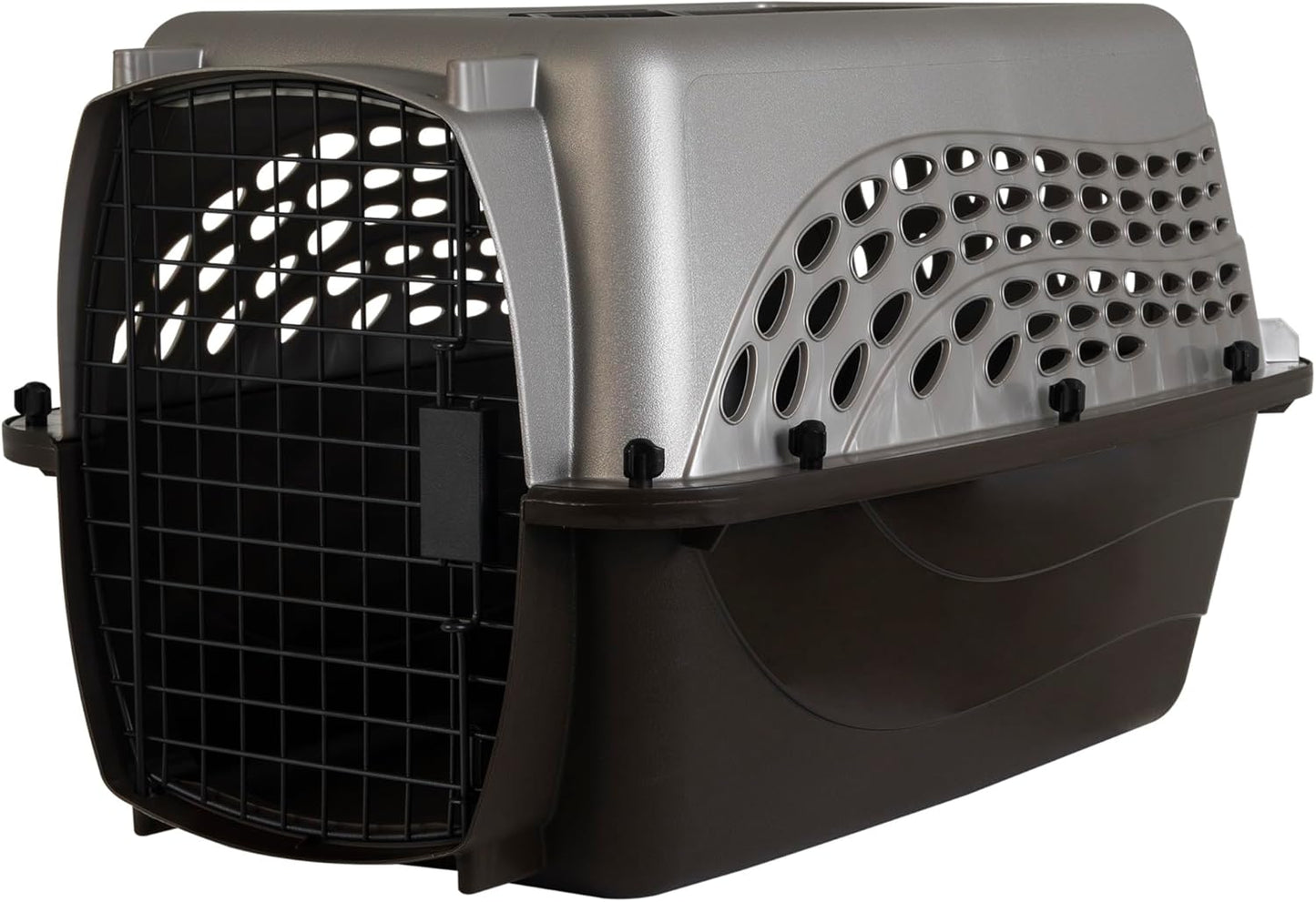 Petmate Two-Door Small Dog Kennel & Cat Kennel (Top Loading or Front Loading Pet Carrier, Great for Small Animals, Made with Recycled Materials, 24 inches in Length) For Pets up to 15 Pounds