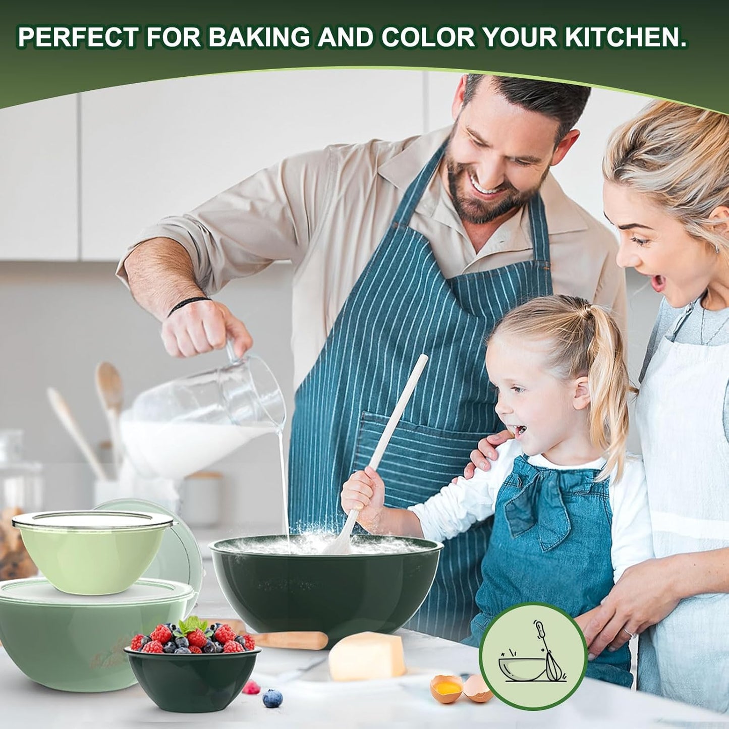 Purilite Select Plastic Mixing Bowl Set