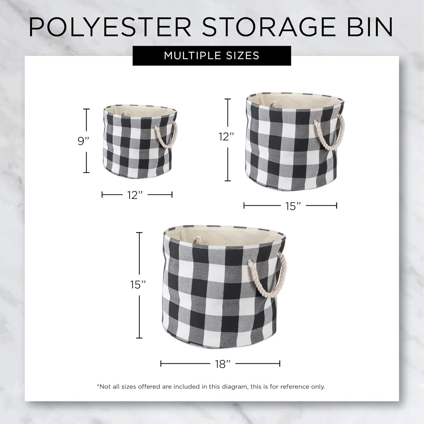 DII Bone Dry RoundSmall Pet Toy and Accessory Storage Bin, 12"(Dia) x9(H), Collapsible Organizer Storage Basket for Home Decor, Pet Toy, Blankets, Leashes and Food-Gray Stripes