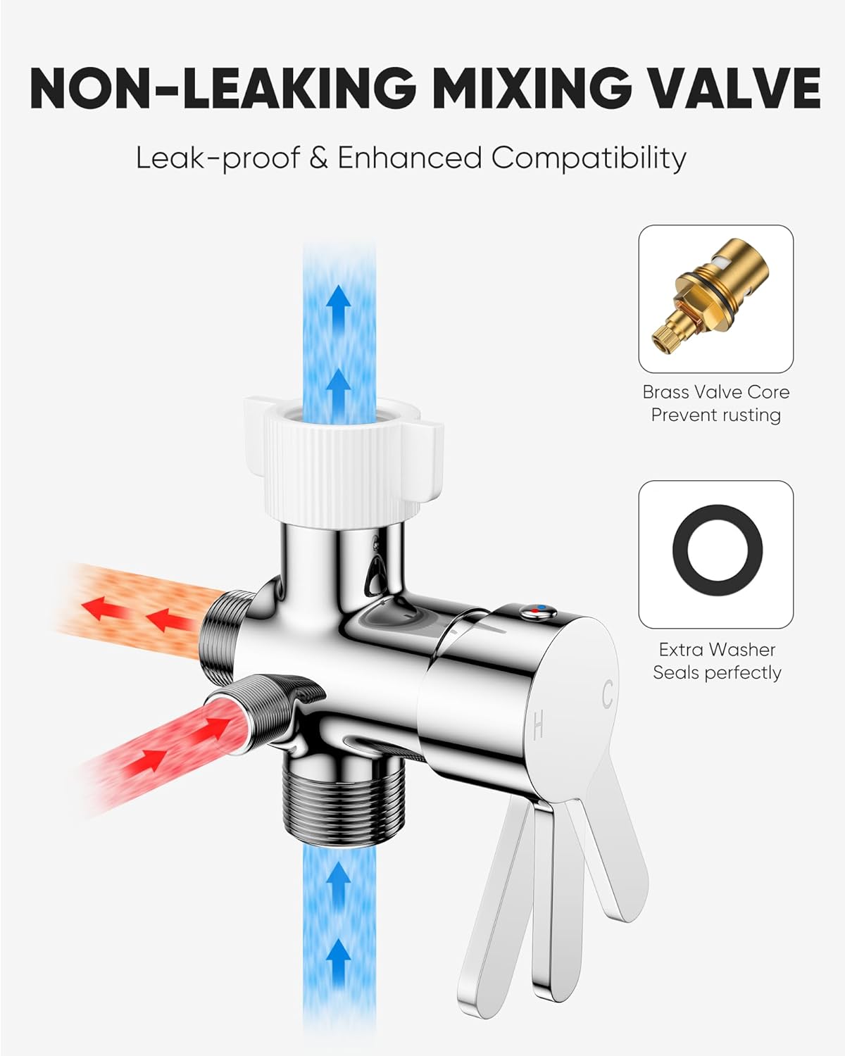 Arofa Handheld Bidet Sprayer for Toilet-Adjustable Water Pressure Control with Bidet Hose for Feminine Wash, Stainless Steel Brushed Nickel Cloth Diaper Bidet Toilet Sprayer for Baby Wash
