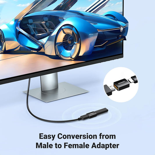 UGREEN HDMI Coupler 2 Pack 4K 60Hz HDMI 2.0 Adapter Female to Female HDMI Connector 3D 4K HDMI Extender Compatible with HDTV Switch Xbox One PlayStation PS4 Laptop PC - PuriLite