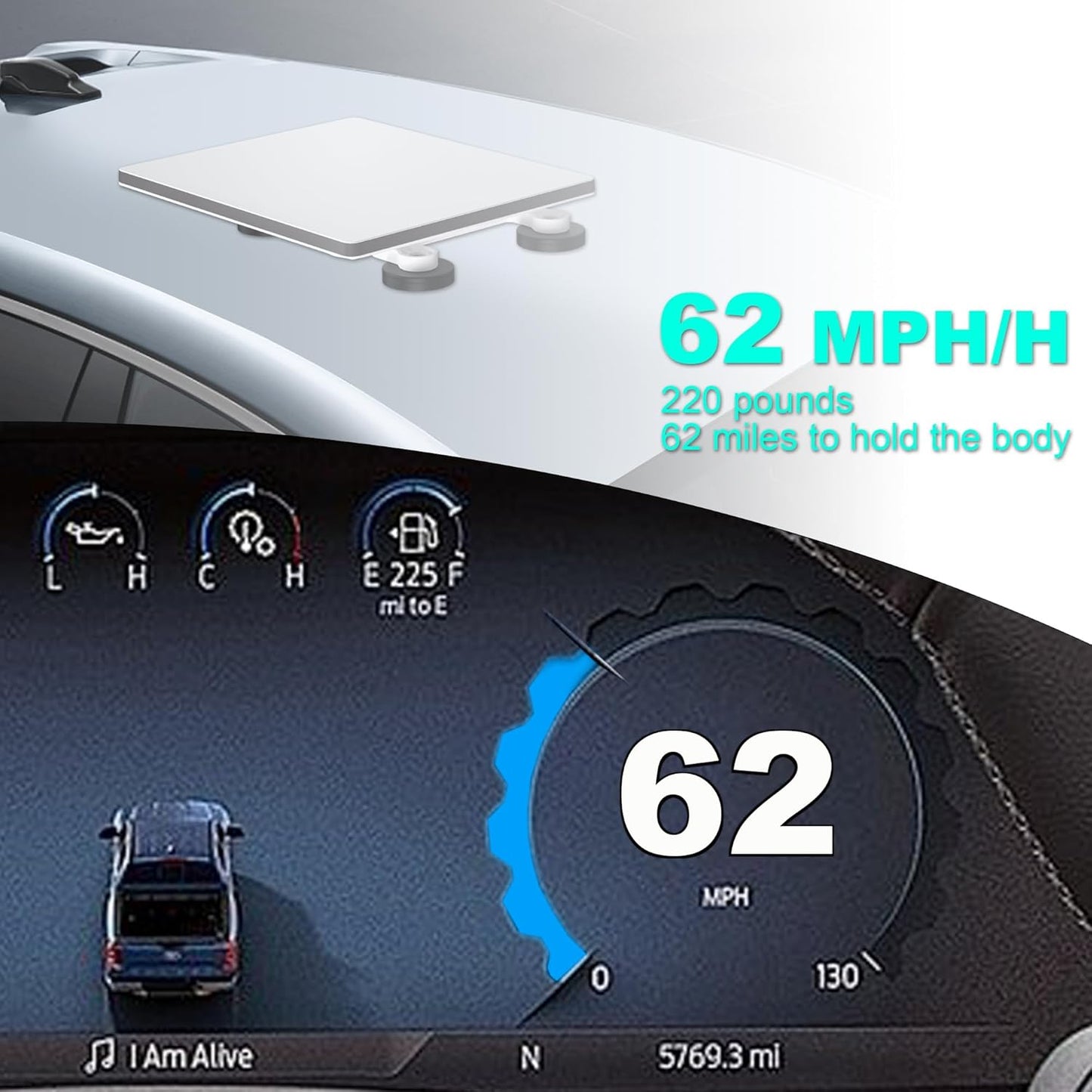 Starlink Mini Magnetic Mount,Starlink Mini Roof Mount,Starlink Mini Car Roof Mount for Cars,RVs,Vans,Yachts,Boat(Magnetic Mount)