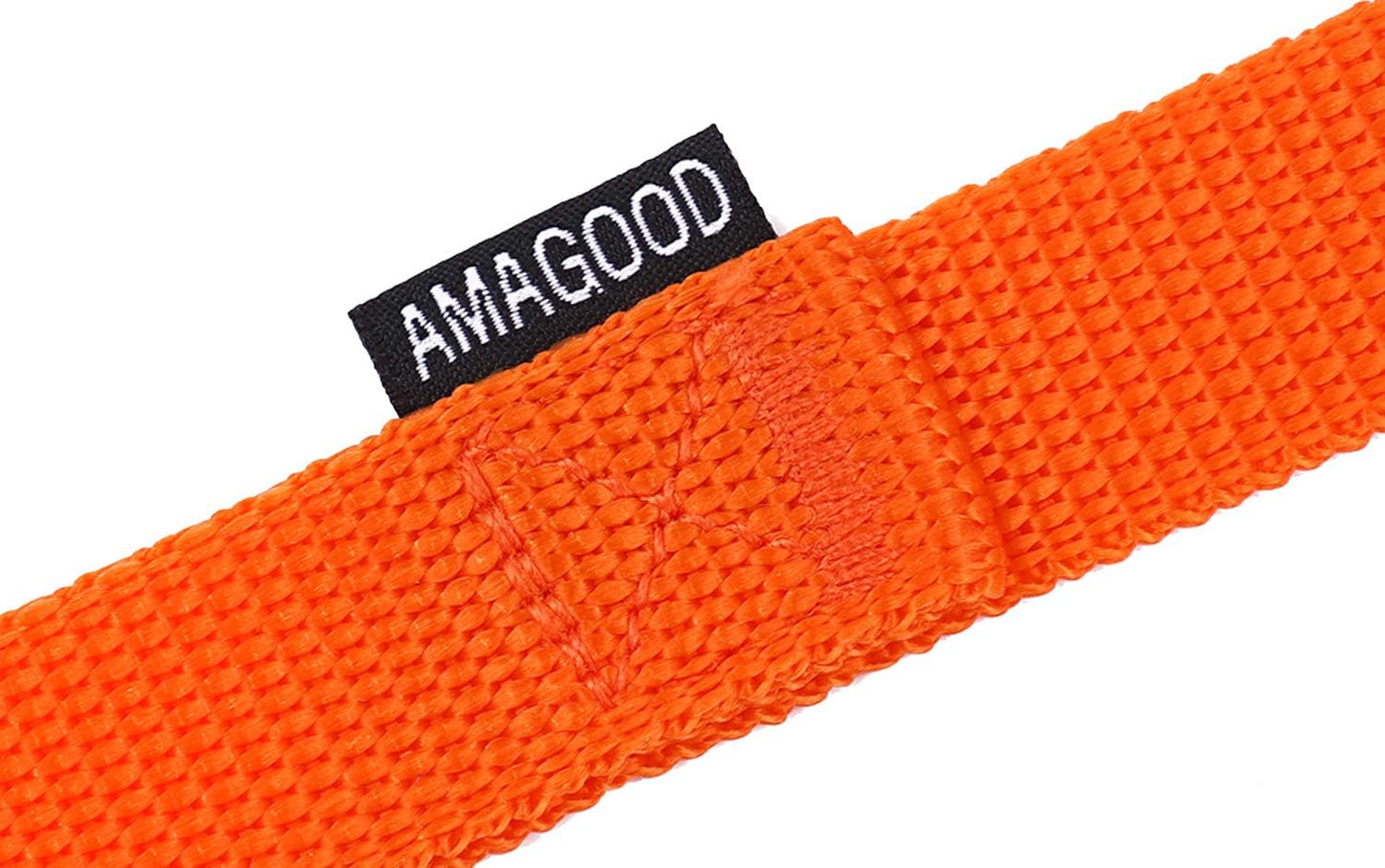 AMAGOOD Dog/Puppy Obedience Recall Training Agility Lead-15 ft 20 ft 30 ft 50 ft Long Leash-for Dog Training,Tie Out,Play,Safety,Camping (15 feet, Black)
