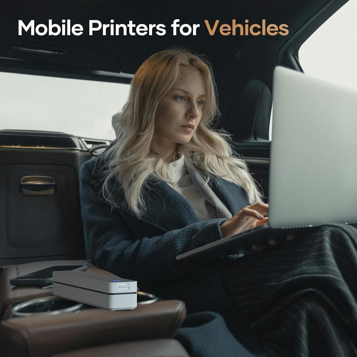 iDPRT Portable-Printer Wireless for Travel, 203DPI Inkless-Small-Thermal-Printer for Home Use, Office, Vehicles, Mobile Bluetooth Printer Supports 8.5" x 11" US Letter&A4&A5, for Smartphone & PC