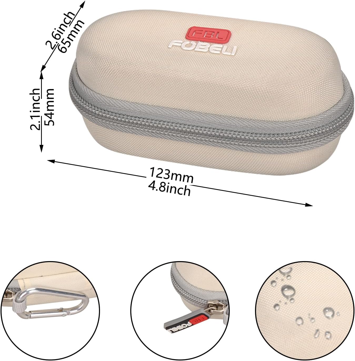 FBLFOBELI Hard Case Compatible with Beurer BR10/BR60/ BR90 Insect Sting and Bite Relief (CASE ONLY)