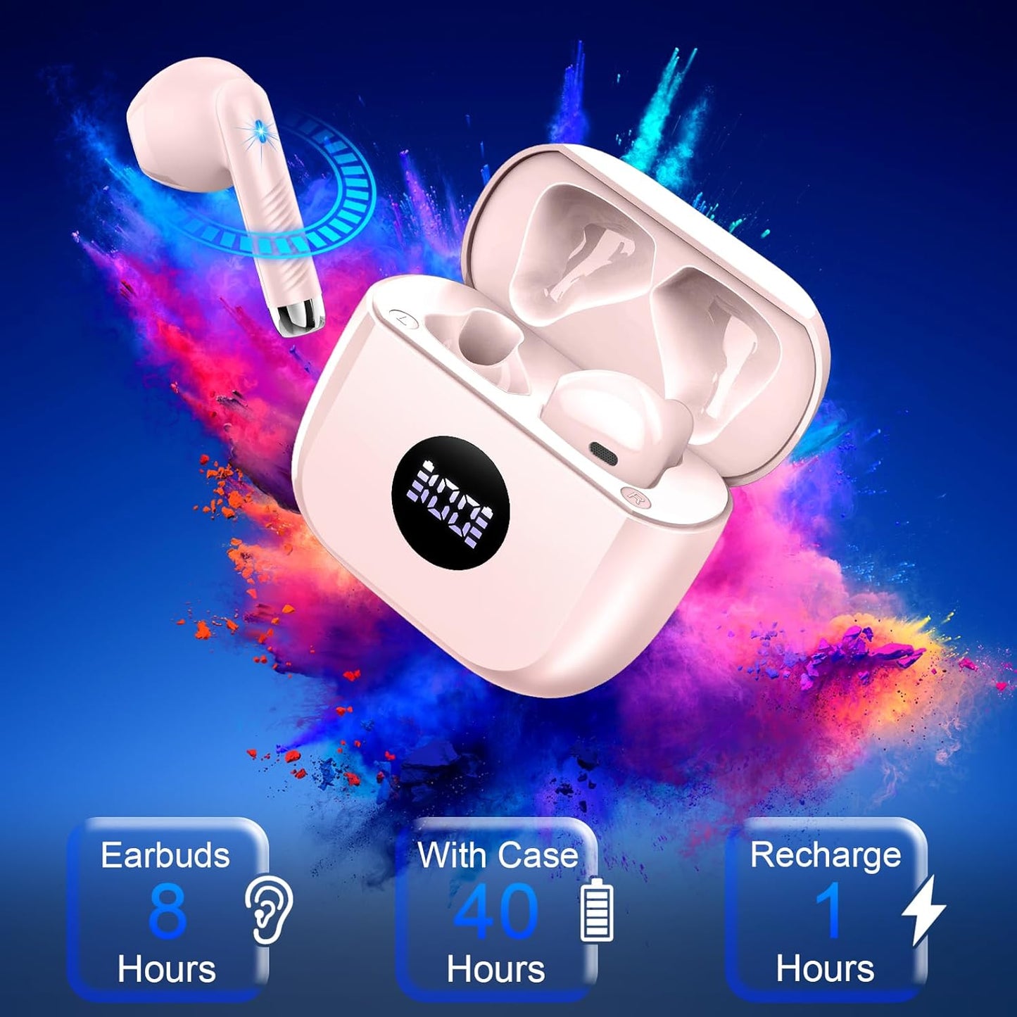 Purilite Select True Wireless Earbuds | Next-Gen Audio with Smart Touch & 40H Battery