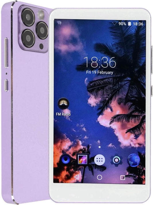 Jectse MP4 Music Player HiFi Sound Connectivity for 5.0 Inch HD Screen Metal Black Sports Enthusiastic (Purple) - PuriLite