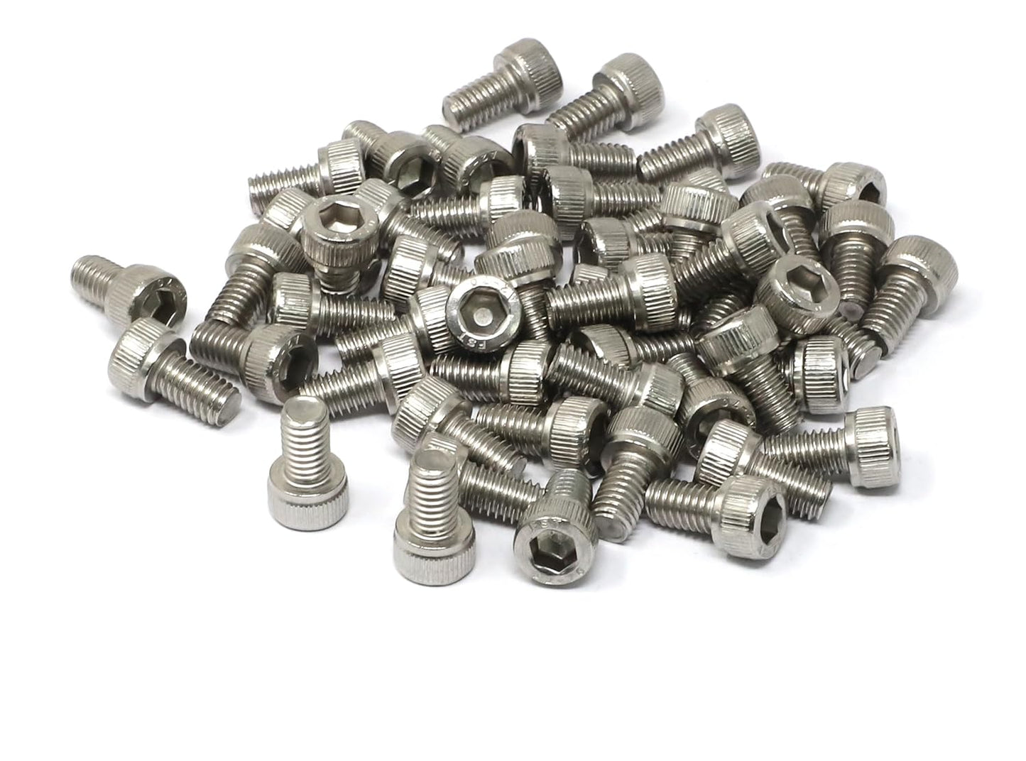 iexcell 25 Pcs M6 x 20mm Thread Pitch 1 mm Stainless Steel 304 Hex Socket Head Cap Screws Bolts Kit