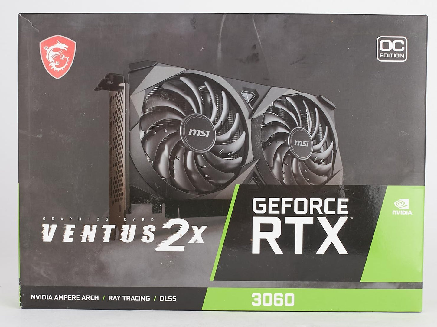 MSI Gaming GeForce RTX 3060 12GB 15 Gbps GDRR6 192-Bit HDMI/DP PCIe 4 Torx Twin Fan Ampere OC Graphics Card (RTX 3060 Ventus 2X 12G OC)