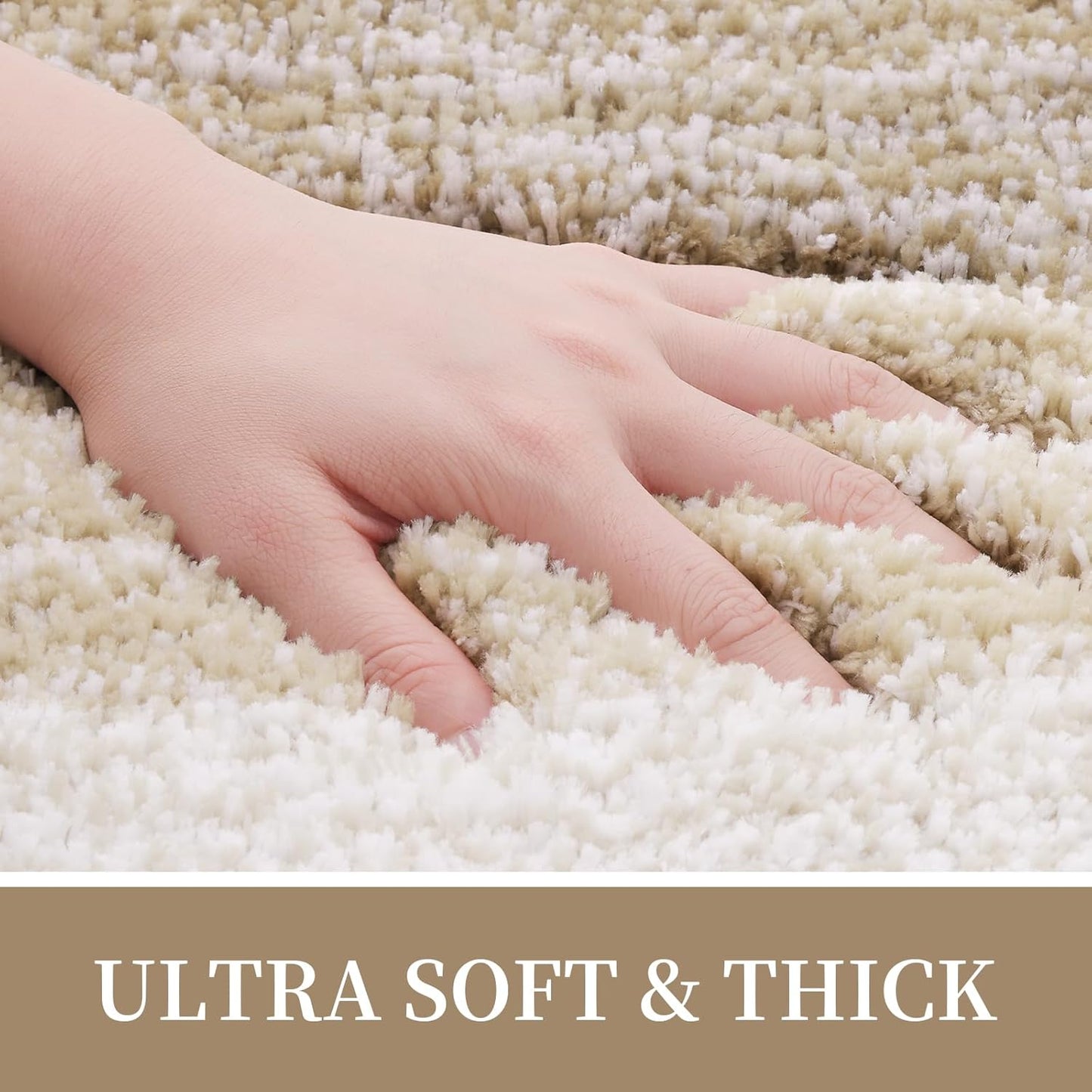 OLANLY Luxury Microfiber Bath Mat, Extra Soft and Absorbent Bathroom Mat, Non-Slip Plush Shaggy Bathroom Rug, Machine Wash Dry, Bath Rugs for Bathroom Floor, Tub and Shower, 16x24, Grey