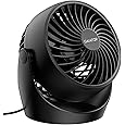 Gaiatop 7.7-Inch Rechargeable Desk Fan with Touch Control – Ultra Quiet USB-C Desktop Fan with 4000mAh Battery, 5 Speeds, LED Display & 90° Adjustable Tilt - PuriLite