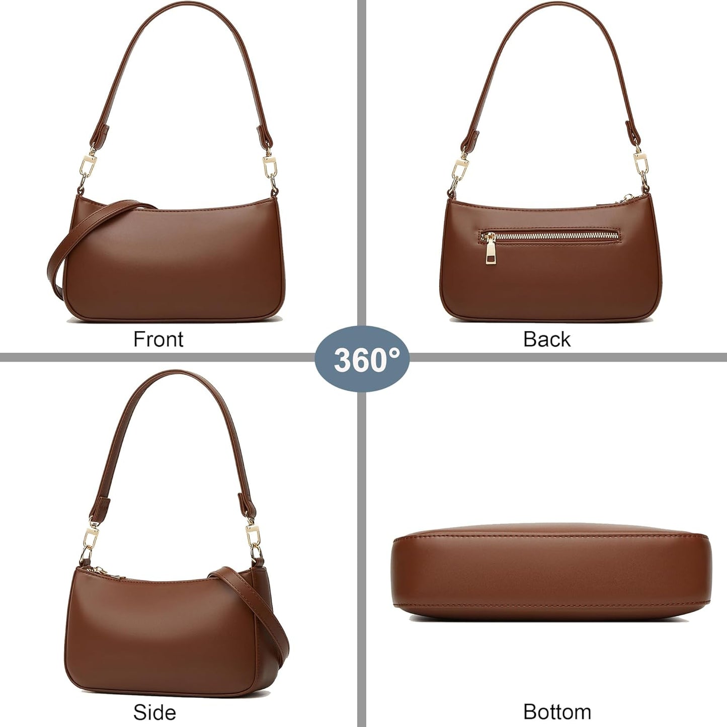 Purilite Select Vegan Leather Crossbody Bag