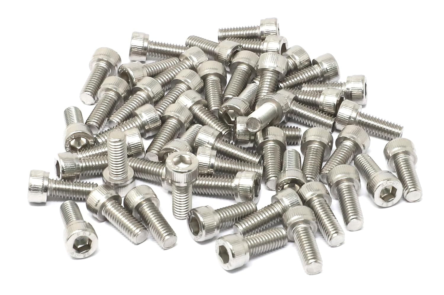 iexcell 25 Pcs M6 x 20mm Thread Pitch 1 mm Stainless Steel 304 Hex Socket Head Cap Screws Bolts Kit