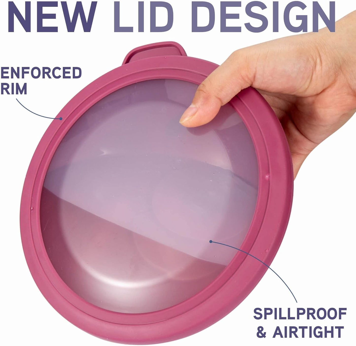 COOK WITH COLOR Mixing Bowls with TPR Lids - 12 Piece Plastic Nesting Bowls Set Includes 6 Prep Bowls and 6 Lids, Microwave Safe Mixing Bowl Set (Green)