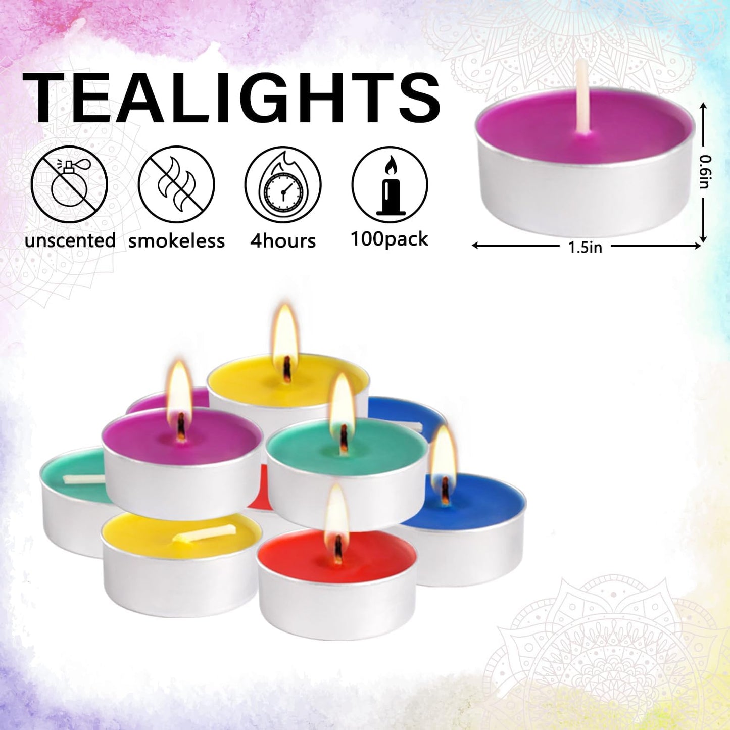 Purilite Select White Tea Scented Tealight Candles