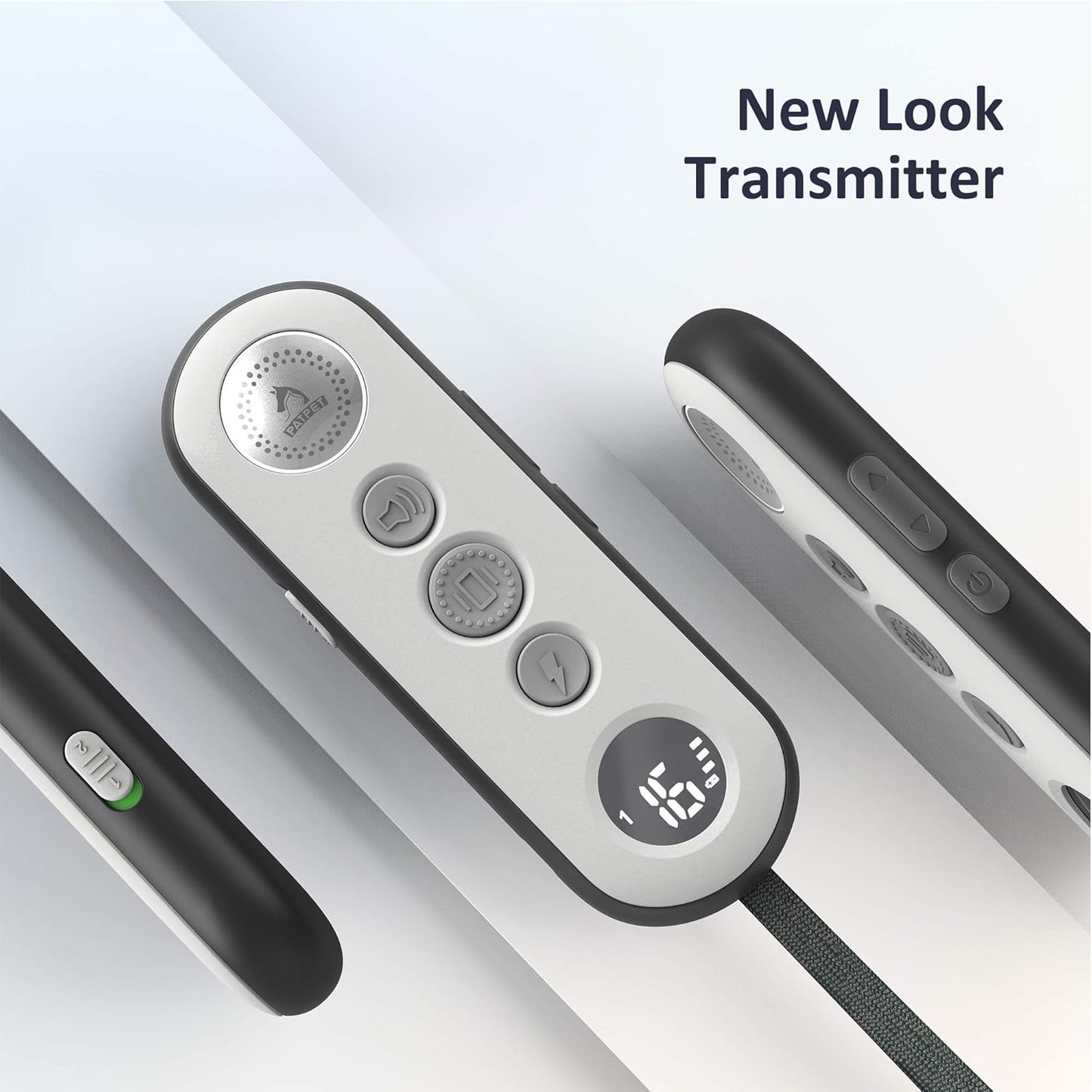 PATPET Dog Training Collar with Remote - Electric Dog Shock Collar for Small Medium Large Dogs - 3 Adjustable Safe Modes, Rechargeable Waterproof E Collar for Dogs (8-120 lbs)