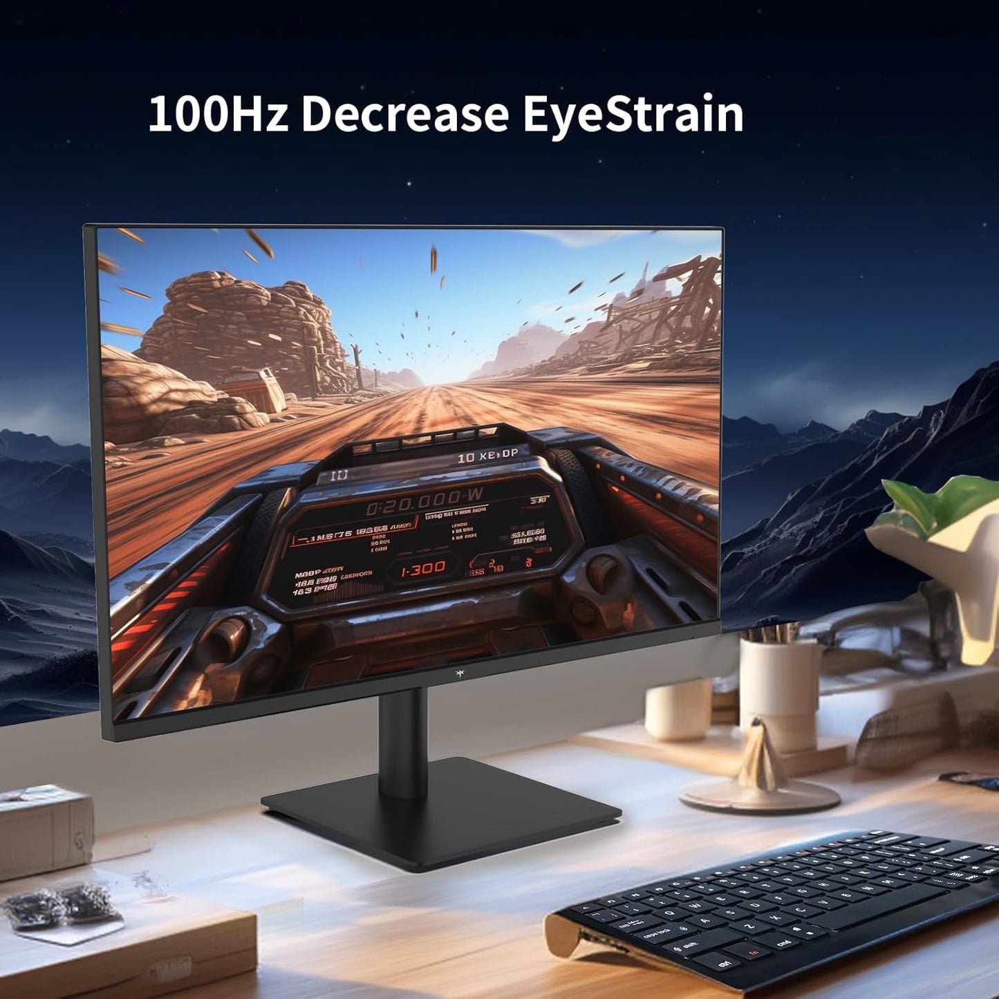 KTC 32 Inch 2K Computer Monitor, IPS 1440p Monitor with Ultra-Thin Bezels, HDR10, Freesync/G-sync, HDMI/DP Ports, Tilt Adjustable, Eyecare, Ideal for Business, Office, and Casual Gaming