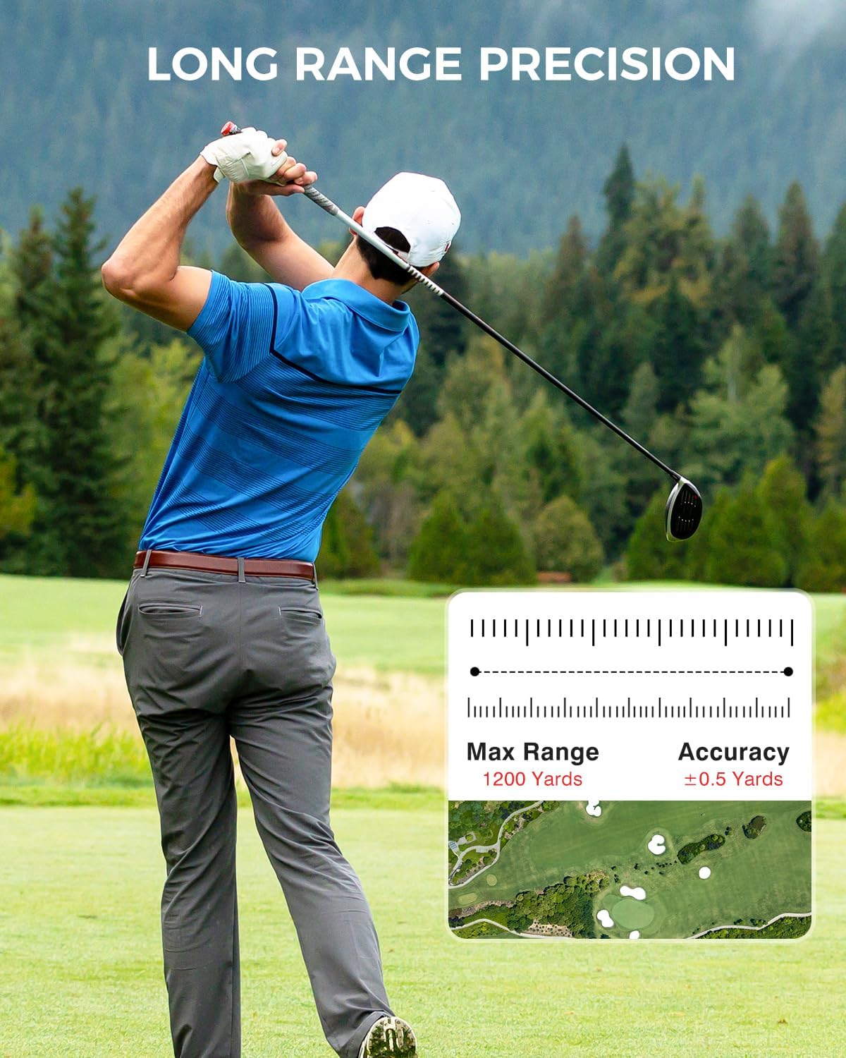 Purilite Select Rechargeable Golf Rangefinder