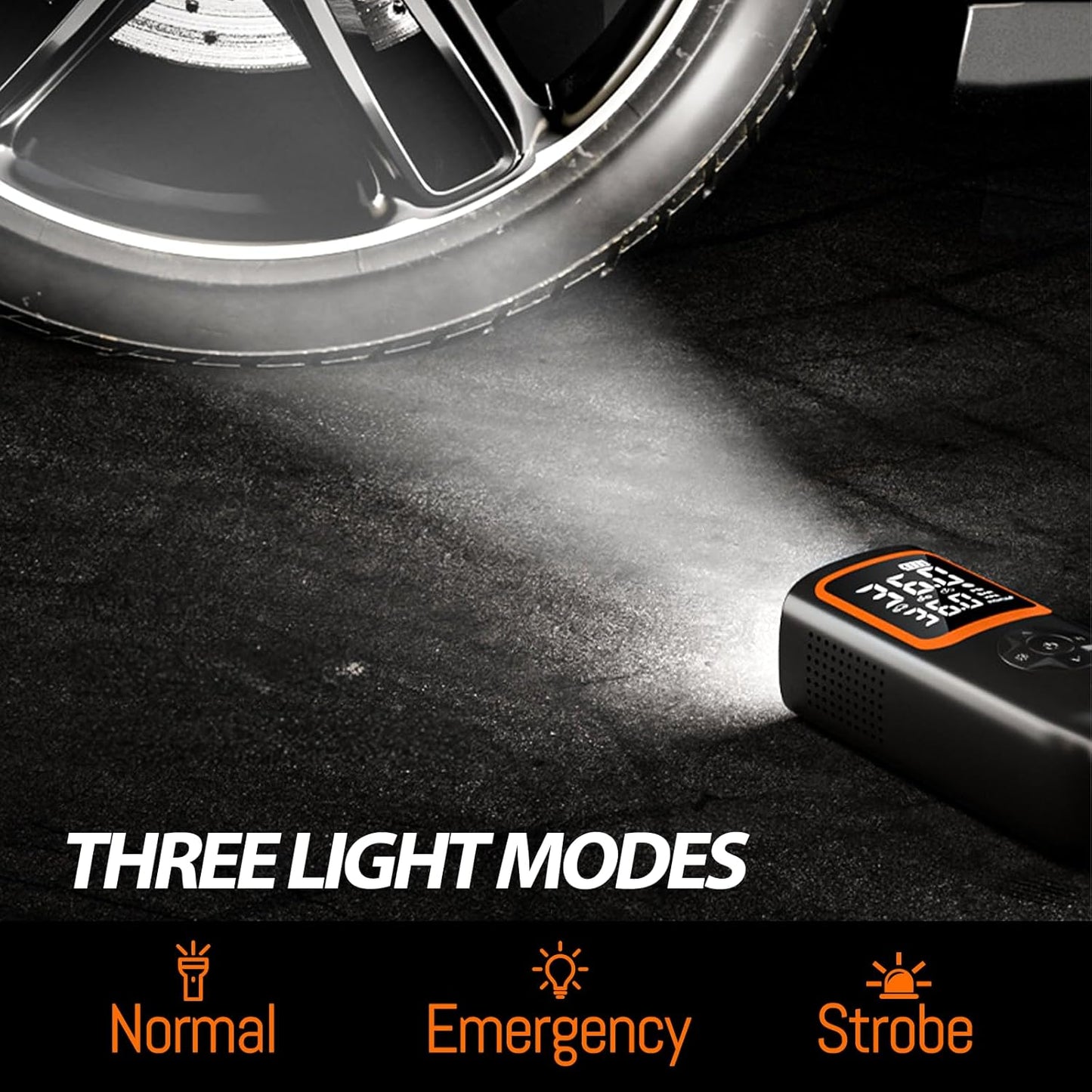 Purilite Select High-Capacity Cordless Tire Inflator – Inflate. Power. Go.