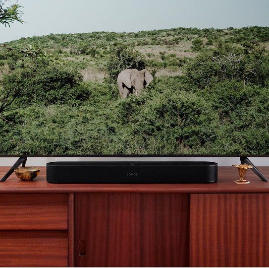 Sonos Beam Gen 2 - Black - Soundbar with Dolby Atmos - PuriLite
