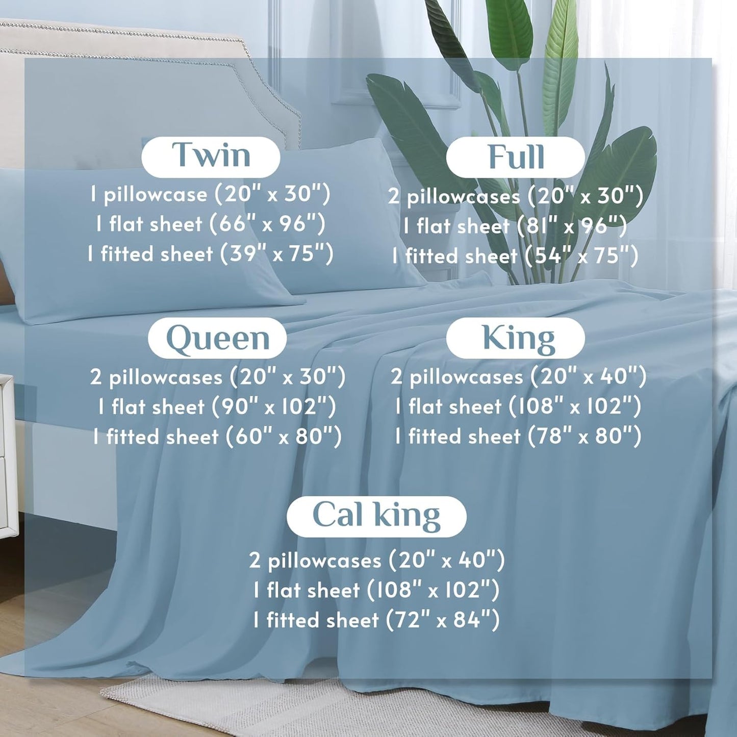 JOLLYVOGUE Queen Size Bed Sheet Set - 4 Piece Bed Sheets Set with Deep Pocket - Soft Breathable & Cooling - Resists Shrinkage & Fading Draps Queen - Easy Care (Dark Grey)