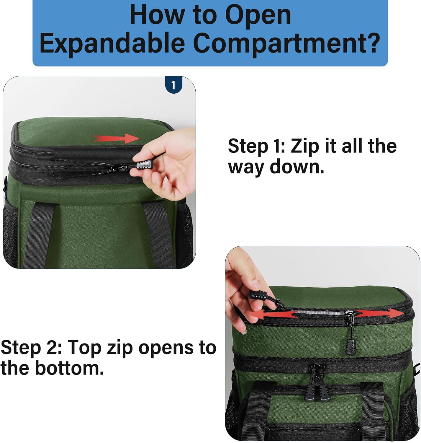 Lunch Box Cooler Bag - Insulated Tactical Lunchbox for Men - XLarge Lunch Pail Lunch Kit for Adults Work Outdoor Shifts Trips Black Camo 25L