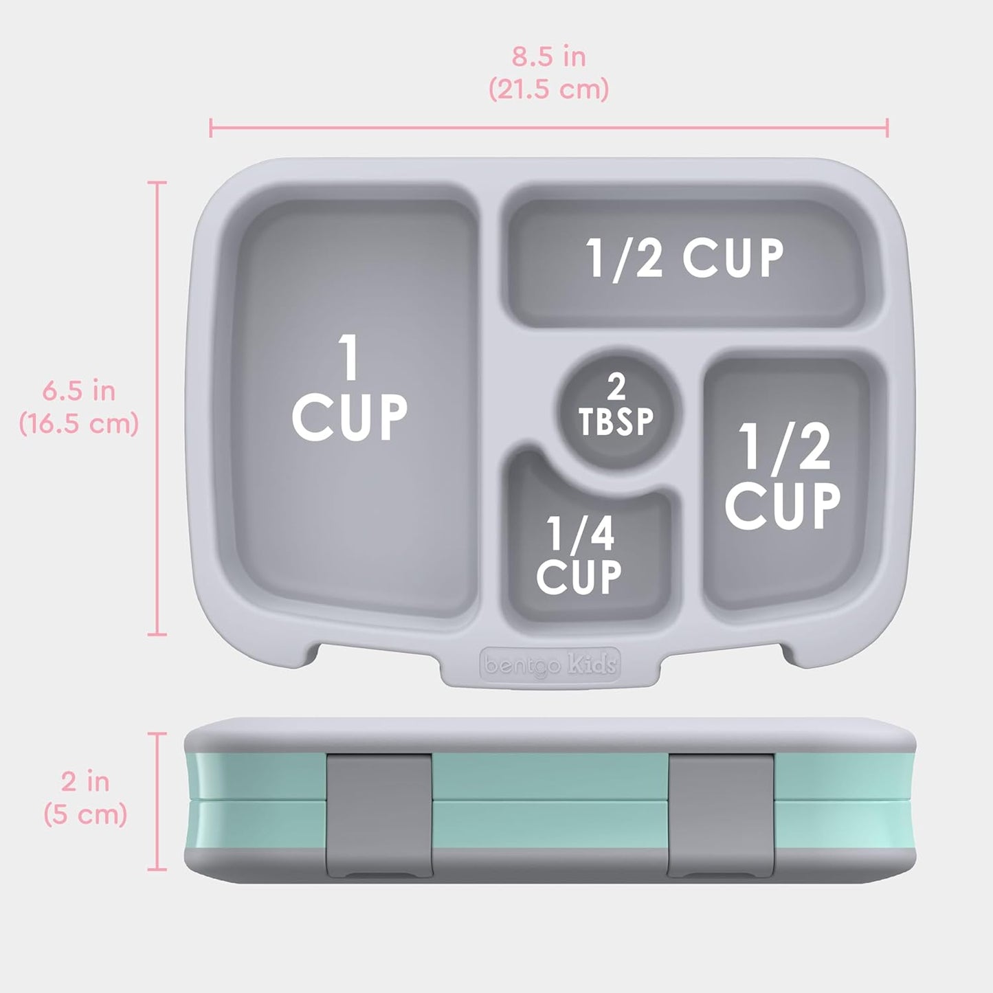 Bentgo Kids Prints Leak-Proof, 5-Compartment Bento-Style Kids Lunch Box - Ideal Portion Sizes for Ages 3 to 7 - BPA-Free, Dishwasher Safe, Food-Safe Materials - 2021 Collection (Llamas)