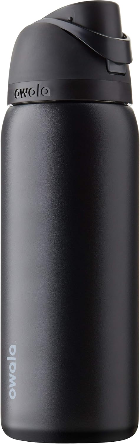 Owala FreeSip Insulated Stainless Steel Water Bottle with Straw for Sports, Travel, and School BPA-Free Sports Water Bottle, 24 oz, Beach House