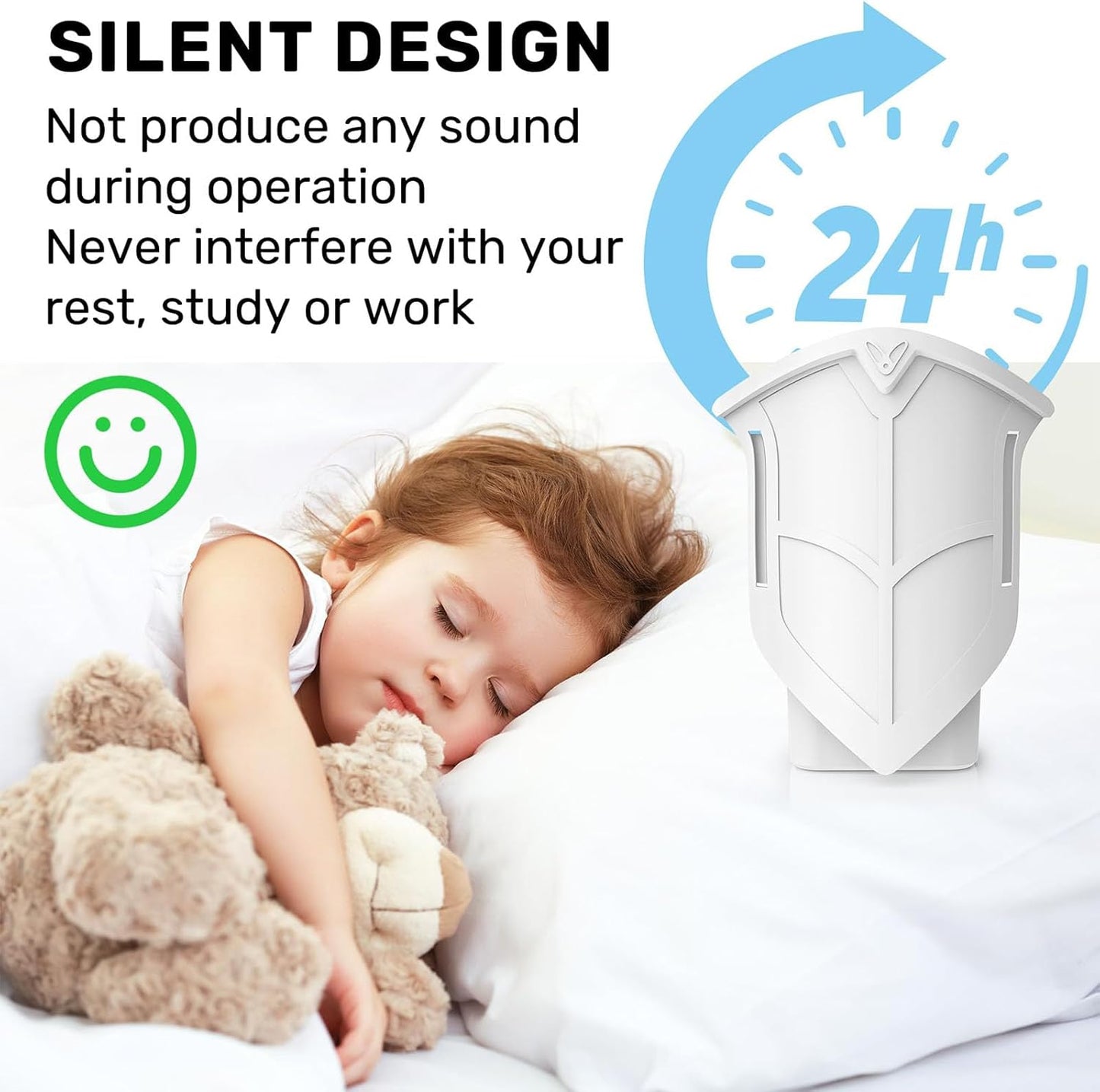 Flying Insect Trap, Fly Trap Captures Houseflies, Fruit Flies, and Gnats (White 2 Device + 8 Refills)