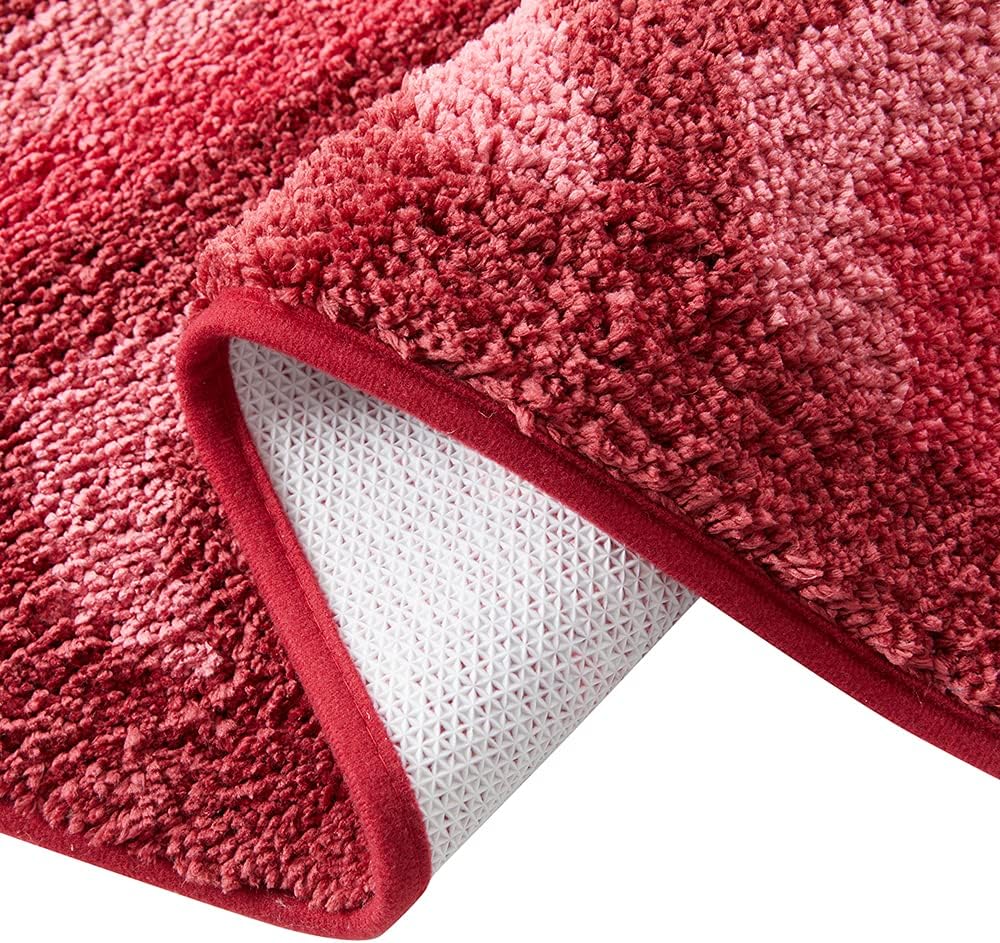 Clara Clark Bathroom Set - Gray Bathroom Accessories Set, Bathroom Sets with Shower Curtain and Rugs, 23PC Shower Curtain Set with Liner, Soap Dispenser, Soap Dish, Toilet Brush Holder, and Trash Can