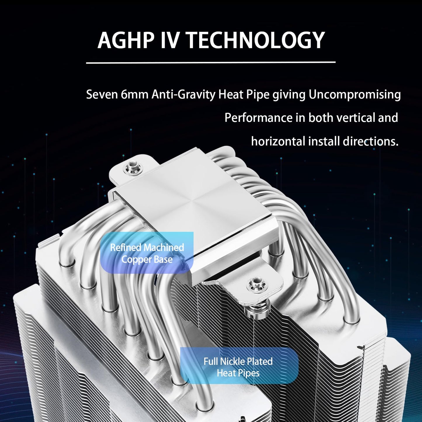 Thermalright Phantom Spirit 120 CPU Cooler,7×6mm Heat Pipes CPU Air Cooler,Dual PWM Fan Computer Cooling,1500RPM Speed,for AMD AM4 AM5/Intel 1700/1851/1150/1151/1200/17XX/2011