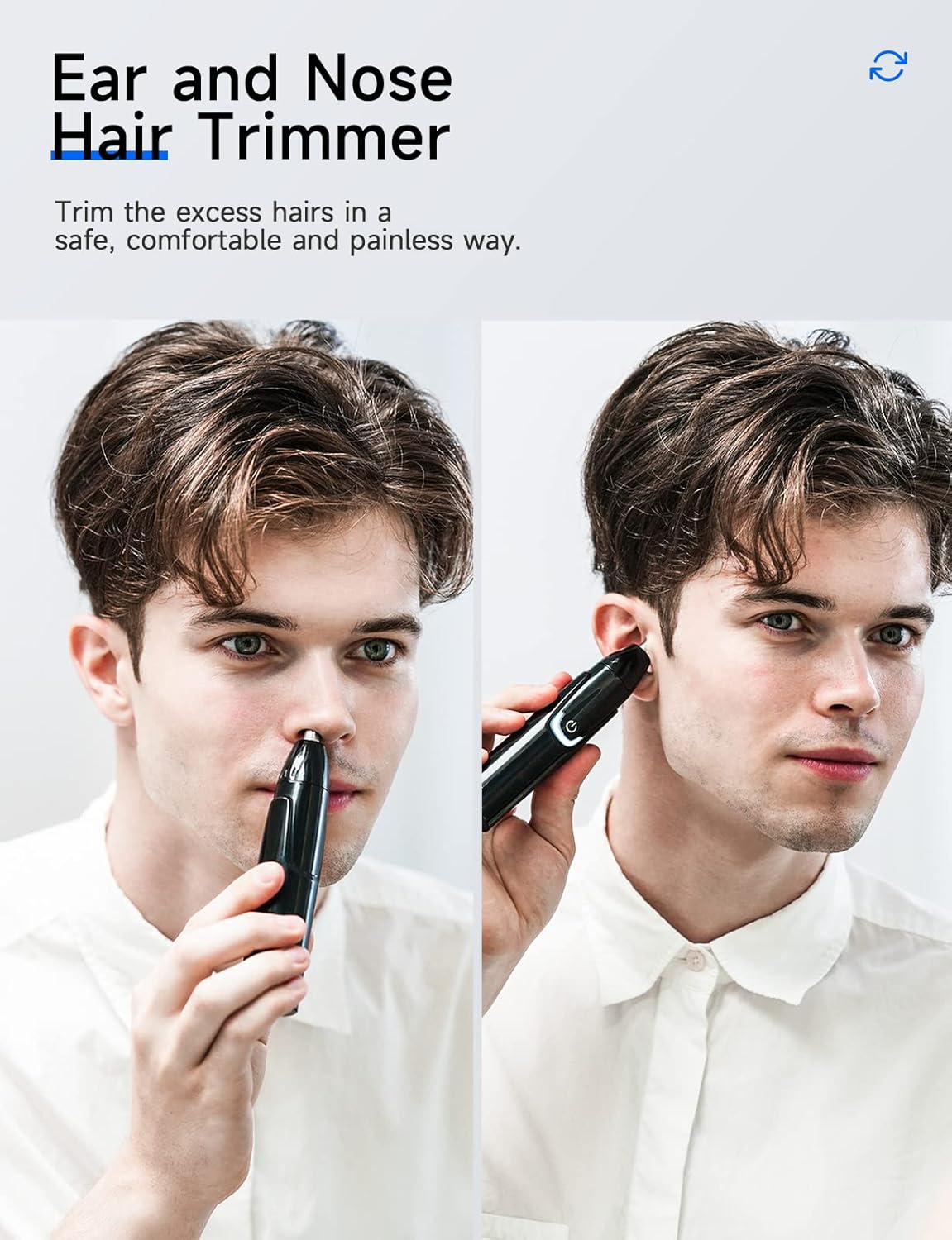 Purilite Select Rechargeable Ear and Nose Hair Trimmer